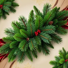 christmas tree branch