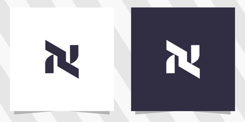 letter n logo design vector