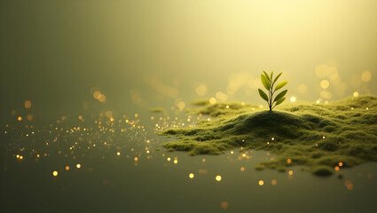 Digital Background Olive-toned interface lines and nodes stretch across a neutral background