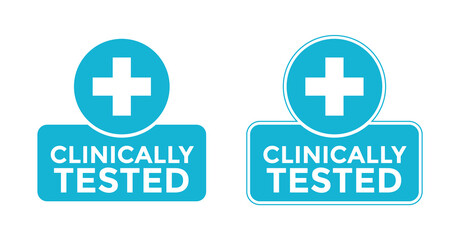 Fototapeta premium Clinically Tested and Proven Medical Icons