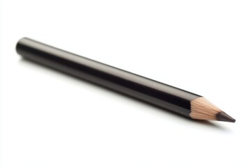 Black pencil for drawing, sketching, writing, or makeup application. use cases: art, design, education.