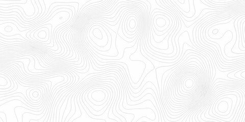 Abstract topographic White wave paper curved reliefs. Topographic map patterns, topography line map. Abstract white topography vector background. Contour maps. Vector illustration.	