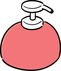 Illustration of liquid soap bottle
