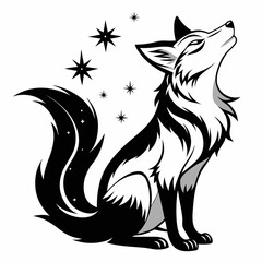 vector illustration of a dog