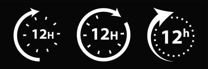 12 hours service vector