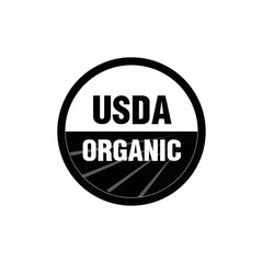 USDA ORGANIC Certified Icon Vector