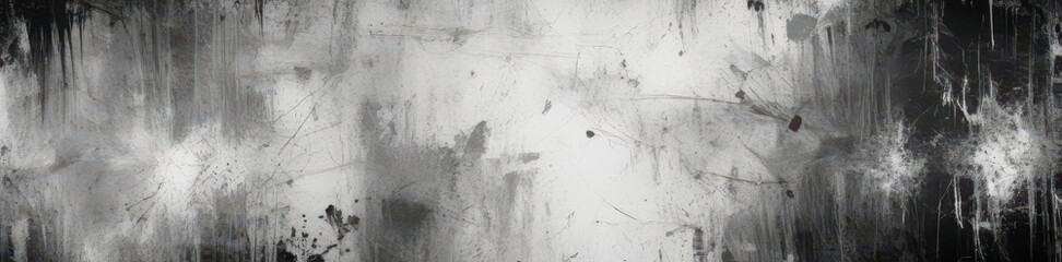 Fototapeta premium Black & white grunge texture; abstract distressed background, marks, messy