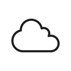 Cloud Icon In Trendy Design Vector Eps 10