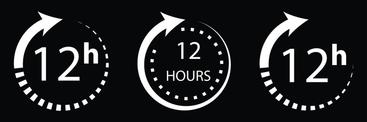 12 hours service vector