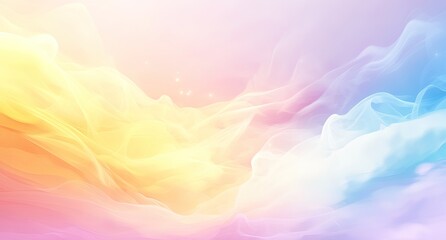 Abstract background with soft, flowing pastel colors and subtle shimmer