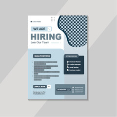 We Are Hiring Join Our Team Flyer Template 