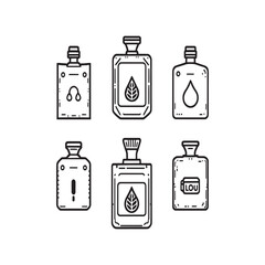 Outline style icon representing urine drainage medical equipment