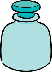 Illustration of perfume bottle
