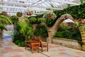In the 1939 built Conservatory of the Botanical Gardens - Hobart, Tasmania, Australia