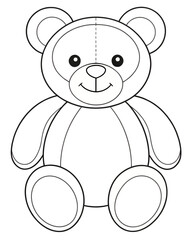 Bear coloring pages for kids