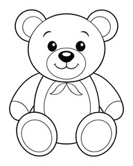 Bear coloring pages for kids