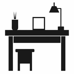 Laptop and coffee on a desk in an office or home workspace