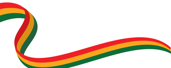 Juneteenth freedom day flag symbol illustration