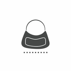 Vector. Bag symbol. Icon symbol design template.