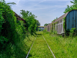 old abandoned railroad 