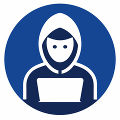 Person in hoodie working at night night owl freelancer