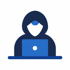 Person in hoodie working at night night owl freelancer