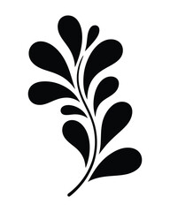 Botanical Minimalist Vector Art, Wall art print set. minimalist style, floral, botanical wall decor. Poster, postcard, cover, banner