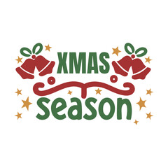 Xmas Season (Ribbon and Stars)