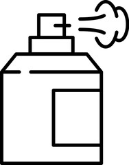 Perfume Simple Line Icon for Graphics, Designs, Books, Adverts, Apps