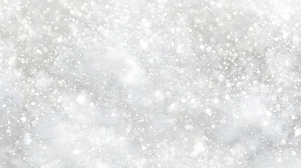 Fototapeta premium Digital illustration of a blurred, speckled, white background resembling snow or scattered particles.