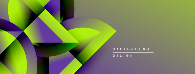 Abstract fluid shapes, vibrant green purple gradients. Modern design element for backgrounds, presentations. Smooth transitions, dynamic composition.