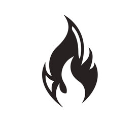 Fire flame logo vector illustration design template. Fire flame icon