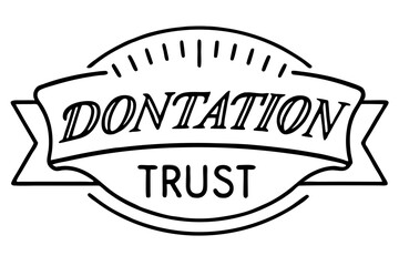 A collection of minimalist business and finance line icons in black outline style. This vector set includes icons of handshakes, giving and receiving money, charity donations, holding coins, financial