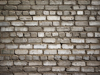 Fototapeta premium Textured brick wall providing a rustic backdrop ideal for design and creative projects