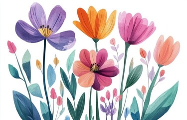 Vibrant floral bouquet