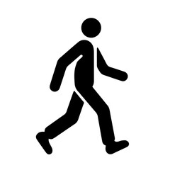 human walk  icon symbol