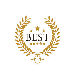 Best seller badge icon logo design template. vector Illustration
