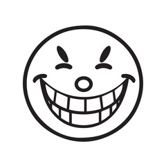 happy emoji face vector