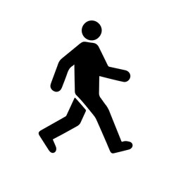human walk  icon symbol