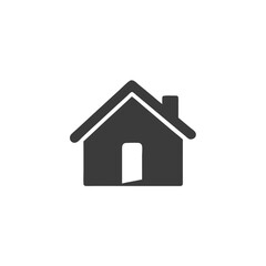 House Icon. home symbol isolated on white background. Vector Illustration.