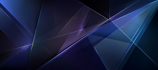 Fototapeta premium Abstract Geometric Design with Blue and Purple Tones