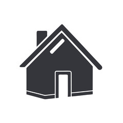 House Icon. home symbol isolated on white background. Vector Illustration.