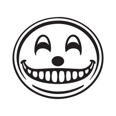happy emoji face vector