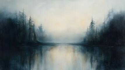 Fototapeta premium From Canvas to Digital: Adapting Abstract Paintings for Media