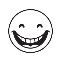 happy emoji face vector