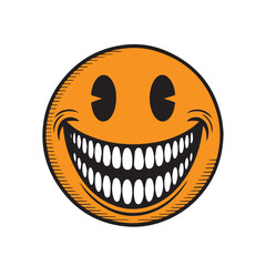 happy emoji face vector