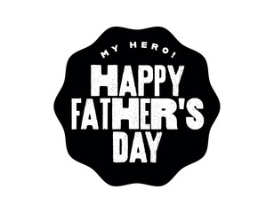 Happy Fathers day lettering