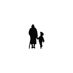 Grandmother silhouette