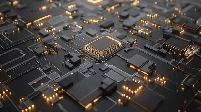 Complex circuit board with central processor