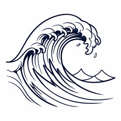 vector illustration of a Wave